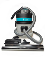 Пылесос промышленный T-Company T-vac V-15 1000Вт, для сухой уборки, зеленый