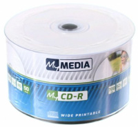 Диск CD-R Mymedia 700Mb, 52x, Pack wrap, Printable, 50шт/уп, 69206