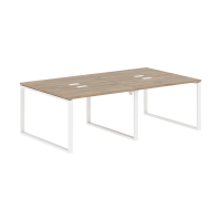 Стол 4-х местный EQWST 2313 Дуб Денвер светлый/Белый 2326х1346х750 EDIS