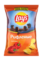 Чипсы рифленые паприка Lay's, 225г