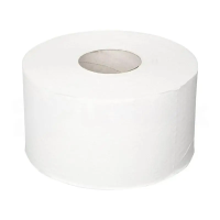 Туалетная бумага Полоцкая Бумажная Фабрика Jumbo в рулоне, белая, 1слой, 200м