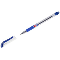 Шариковая ручка Cello Finer синяя, 0.5мм, прозрачный корпус