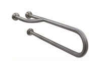 Поручень Nofer полукруглый нержавеющая сталь, белый, 15048.W