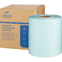 Материал протирочный нетканый Luscan Prof 70г 28х34см 400л/рул бирюзовый