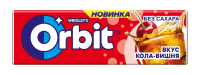 Жевательная резинка Orbit кола и вишня без сахара, 13.6г