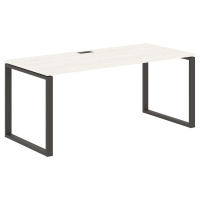 Стол прямой EQST 1780 Ясень Траун/Мокко 1760х800х750 EDIS