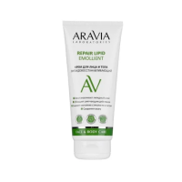 Крем для лица Aravia Laboratories Repair Lipid Emollient, для тела липидовосстанавливающий, 200мл