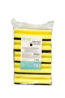 Губка Scandictech 16х7х4.5см, черный абразив, 5шт/уп