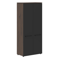 Шкаф для одежды MCW 85 Антрацит/Дуб Денвер темный 854х423х1956 MORRIS TREND