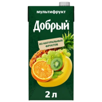 Сок Добрый мультифрукт, 2л