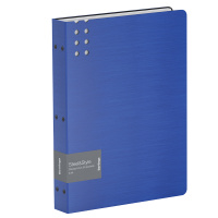 Папка с 80 вкладышами Berlingo 'Steel&Style', 45мм, 1800мкм, пластик (полифом), синяя