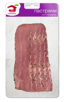 Пастрами из говядины Мясной дом Бородина копчено-вареная нарезка, 95г