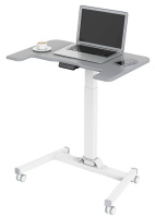 Стол для ноутбука Cactus VM-FDE101 80x60x123см, серый, столешница МДФ