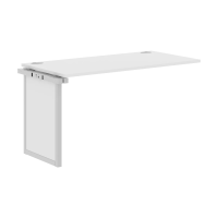 Стол промежуточный XQPIST 1470 Белый/Алюминий 1400х700х750 XTEN-QP