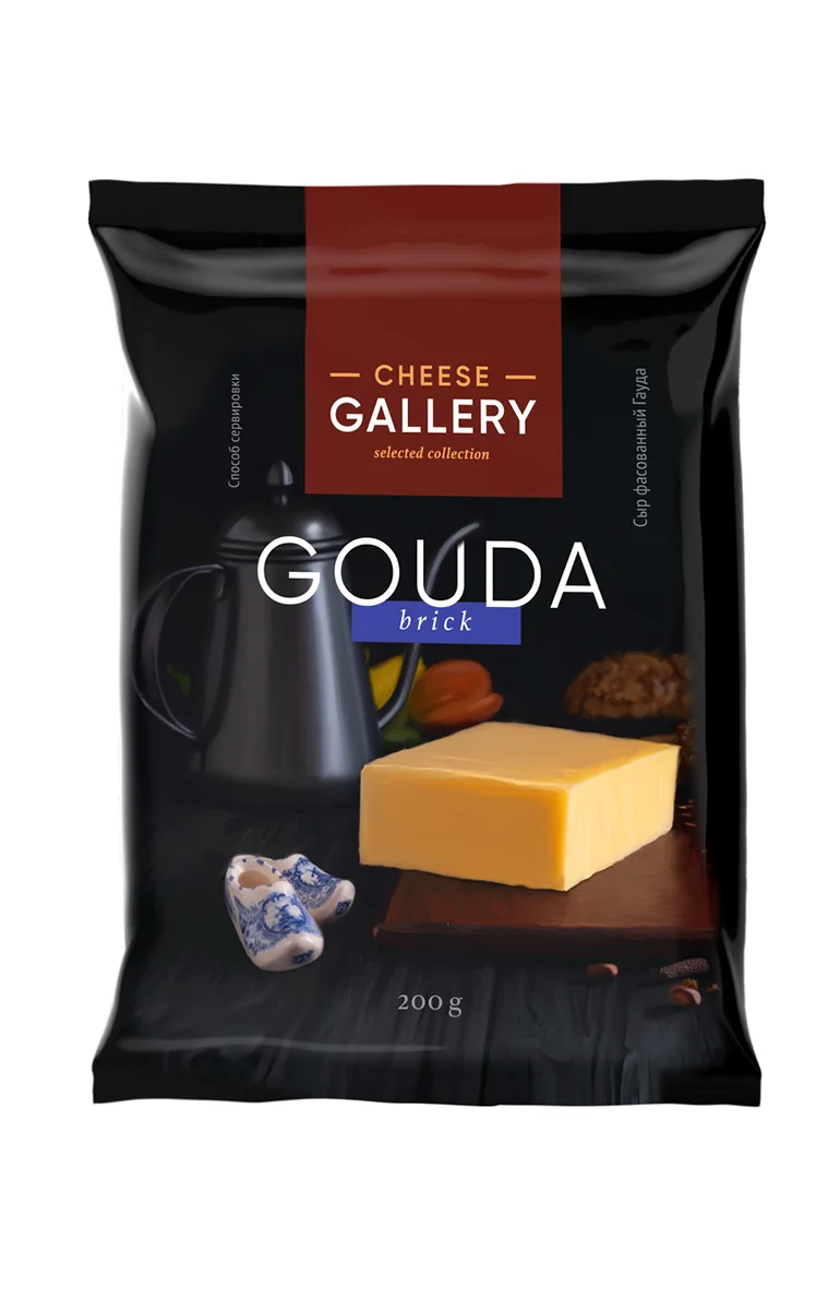 фото: Сыр Cheese Gallery Гауда полутвердый 45%, 200г