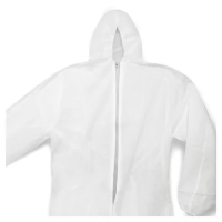 Комбинезон Каспер-классик размер XL (54-56), одноразовый с капюшоном, плотность 30 г/м2, спанбонд