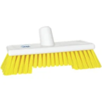 Щетка для пола Vikan 245мм, супер жесткий ворс, двух длин, скребковая, желтый, 70446