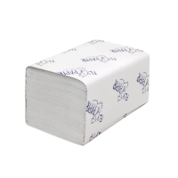 Бумажные полотенца Flypapir ECO листовые, V-сложения, 1 слой, белые, 250шт, 261352/205-М