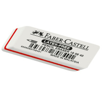 Ластик Faber-Castell 'Latex-Free', скошенный, синтетический каучук, 50*19*8мм