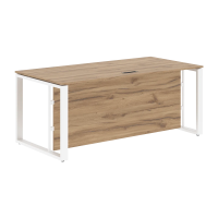 Стол руководителя EST 189H Дуб Денвер светлый/Белый 1800х900х750 ENIO