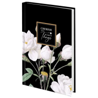 Ежедневник датированный 2026 145х215 мм, А5, STAFF, ламинированная обложка, 'Розы', 117322