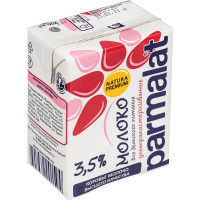 Молоко Parmalat 3.5%, 200мл, ультрапастеризованное, 27шт/уп