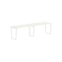 Стол 2-х местный EVWST 2767 Ясень Траун/Белый 2726х670х750 EDIS