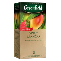 Чай Greenfield Spicy Mango (Спайси Манго), зеленый, 25 пакетиков