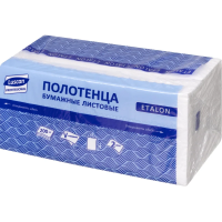 Бумажные полотенца Luscan Professional листовые, белые, V-сложение, 2 слоя, 200шт, 18 пачек