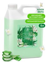 Жидкое мыло наливное Grass Milana 5кг, алоэ вера, крем, 126605