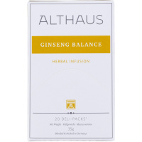 Чай Althaus Ginseng balans Deli Pack, черный, 20 пакетиков