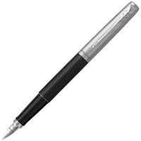 Перьевая ручка Parker Jotter Bond Street Black CT F, черный корпус, 2030947