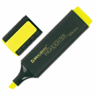Текстовыделитель Brauberg Original желтый, 1-5мм