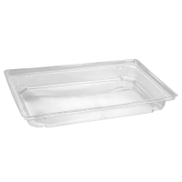 METRO PROFESSIONAL Крышка к контейнеру для суши пластиковая прозрачная 25см, 110шт