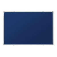 Доска текстильная Attache 90х120см, синяя, алюминиевая рамка