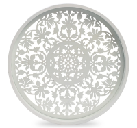 Поднос Domenik White Lace круглый, 30см