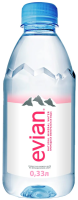 Вода минеральная Evian без газа, 330мл, ПЭТ