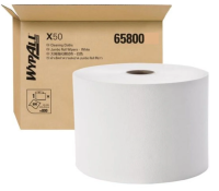 Протирочные салфетки Kimberly-Clark Waypall X50 Genral Clean 65800, в рулоне, 800шт, 1 слой, белые