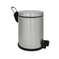 Мусорное ведро с педалью Merida Classic Eco KIM471, 20л, матовый металлик