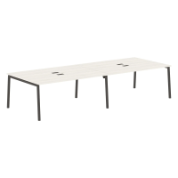 Стол 4-х местный ELWST 3513 Ясень Траун/Мокко 3526х1346х750 EDIS