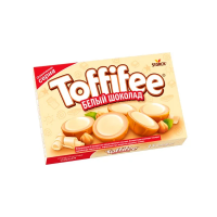 Конфеты Toffifee Белый шоколад, 125г