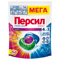 Капсулы для машинной стирки Персил 'Power caps Color', 4в1, 42шт*15г