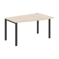 Стол эргономичный XS6CT 149(R) Бук Тиара/Антрацит 1400х900х750 XTEN-S60