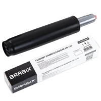 Газлифт прочный BRABIX HD-140 стандартный, черный, в открытом виде 413 мм, d 50 мм, класс 4, 533076