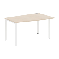 Стол эргономичный XS6CT 149(R) Бук Тиара/Белый 1400х900х750 XTEN-S60