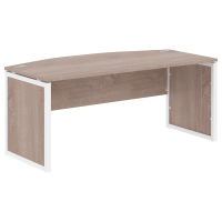 Стол руководителя XQPET 189 Дуб Сонома/Белый 1800х914х750 XTEN-QP
