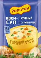 Крем-суп Роллтон куриный с сухариками, 21г