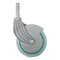 Колесо Tts 80мм, пластик