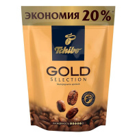 Кофе растворимый Tchibo Gold Selection, 285г, пакет