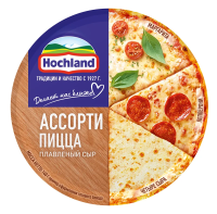 Сыр плавленый Hochland Ассорти пицца 50%, 140г